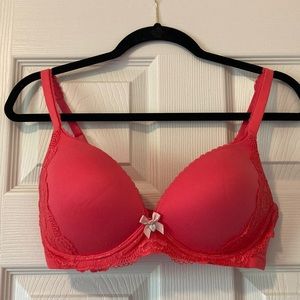 Bright Pink Victoria Secret No Wire Bra
